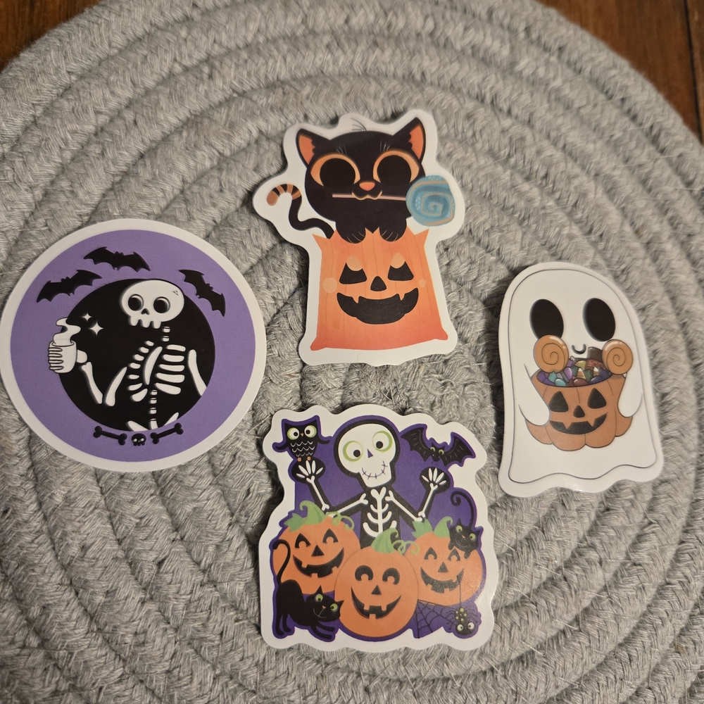 Halloween Themed Stickers Set